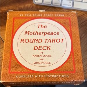 Motherpeace Round Tarot Deck Vintage 1981